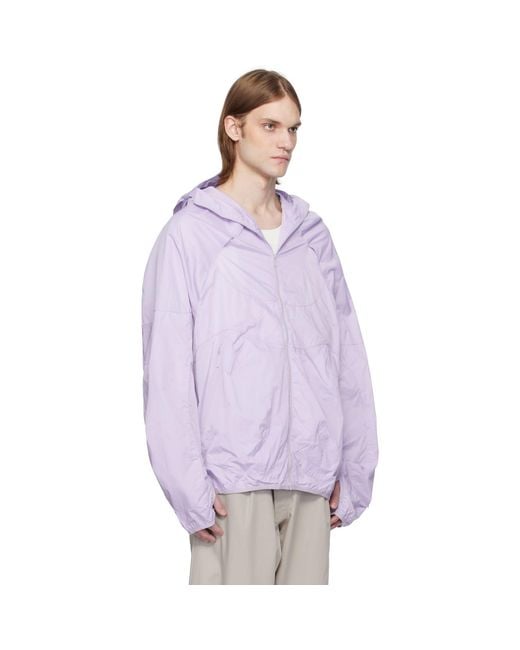 A.A.Spectrum光谱 Purple Hazma Shell Jacket for men