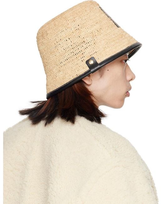 Jacquemus Le Bob Soli Bucket Hat in Natural | Lyst