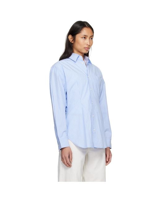 Agolde Blue Cinch Shirt