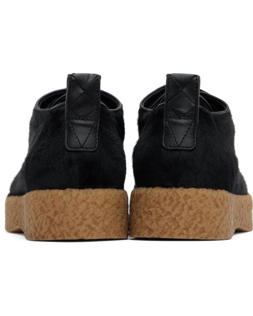 メンズ Bottega Veneta ブラック Torino レースアップダービー Black