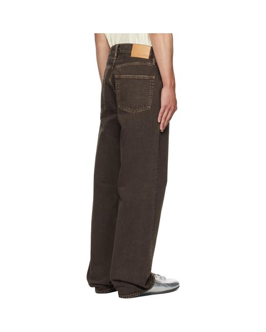 sunflower Black Loose Jeans for men
