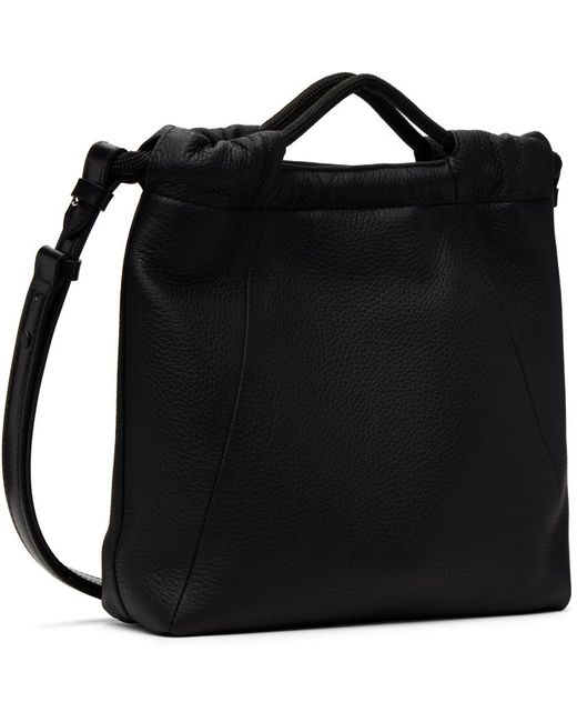 Maison Margiela Black Soft 5Ac Drawstring Small Bag for men