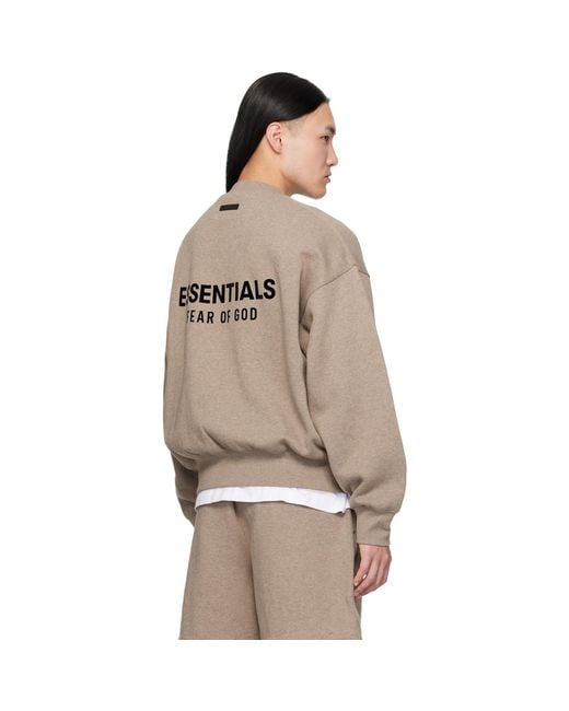 Fear Of God Natural Classic Crewneck Sweatshirt for men