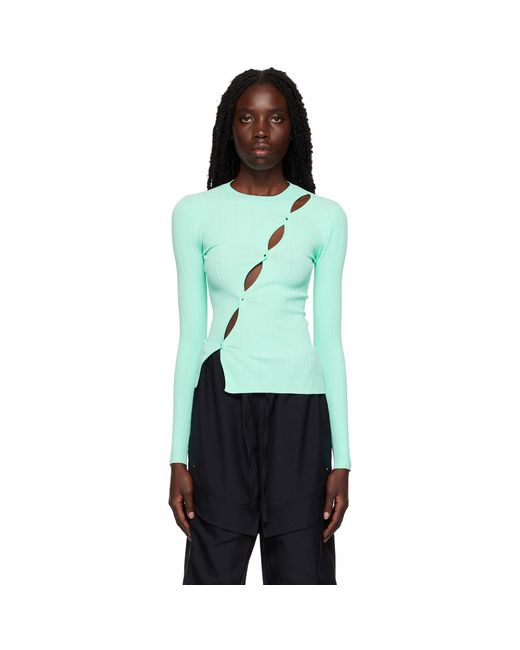 Paris Georgia Green Ssense Exclusive Lola Long Sleeve T-Shirt