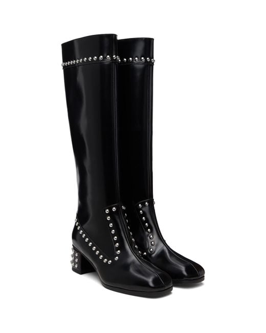 Maryam Nassir Zadeh Black Kiki Tall Boots