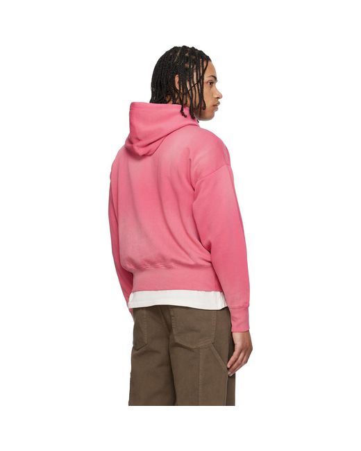 Polo Ralph Lauren Pink Vintage Fit Fleece Hoodie for men