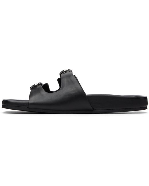 Rag & Bone Black Rue Leather Sandals