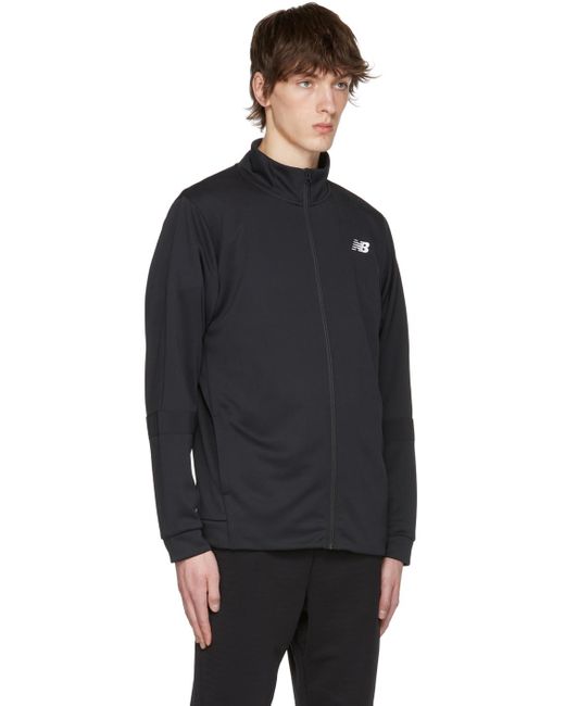 New Balance Synthetic Tenacity Jacket in Black for Men | Lyst
