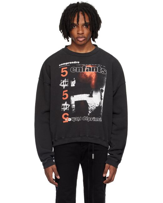 Enfants Riches Deprimes Black Comprende Sweatshirt for men