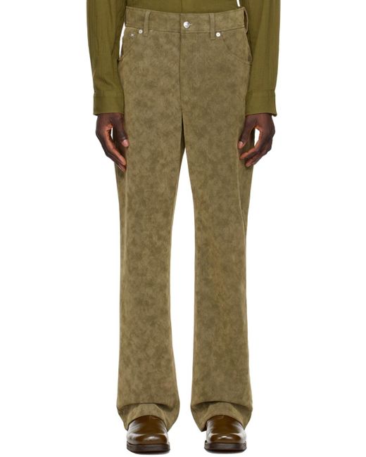 Pantalon otis kaki en cuir synthétique Séfr pour homme en coloris Green