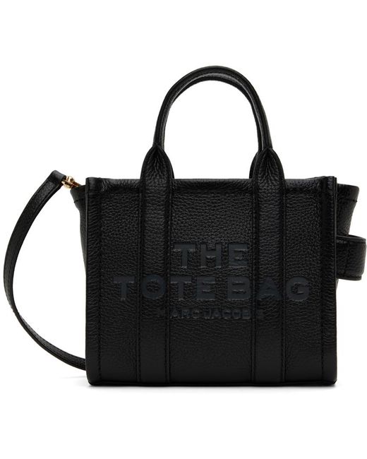 Marc Jacobs Black 'the Leather Mini Tote Bag' Tote