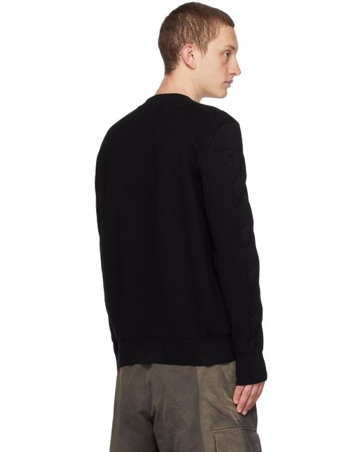 Off-White c/o Virgil Abloh Black 3d "diag" Sweater for men