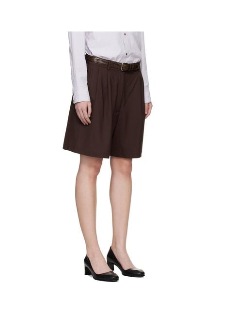Cordera Black Tailored Bermuda Shorts