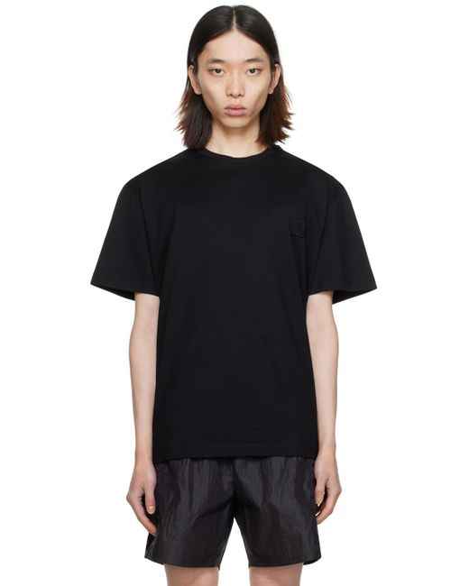 T-shirt noir à image à logo Wooyoungmi pour homme en coloris Black