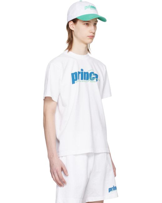 Sportyrich t-shirt blanc à image à logo édition prince Sporty & Rich pour homme en coloris Black