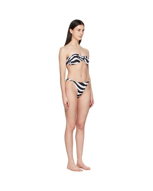 Balmain Multicolor Bandeau Bikini