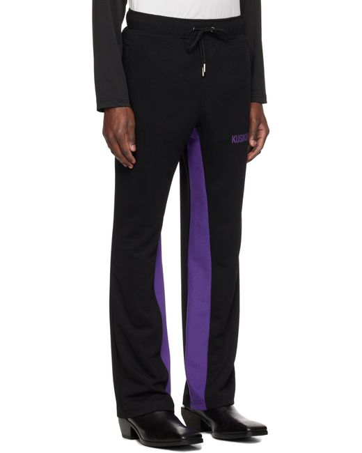 Kusikohc Black Suite Track Pants for men