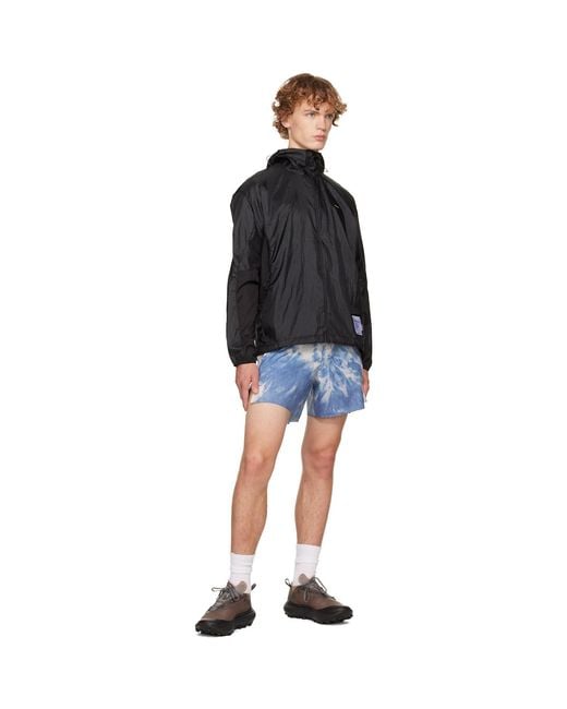 Satisfy Black Pertex Diamond Fuse Windbreaker Jacket for men