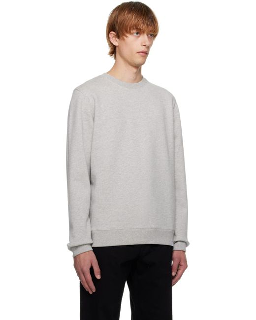 Norse Projects Black Gray Vagn Classic Sweatshirt for men