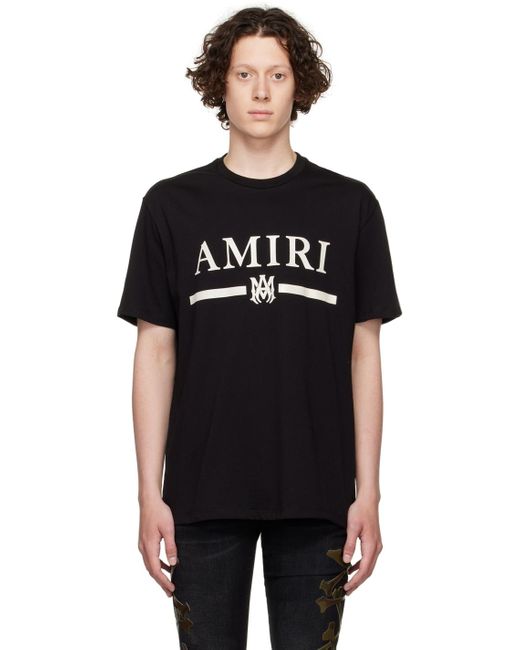 Amiri Cotton T-shirt in Black for Men | Lyst Canada