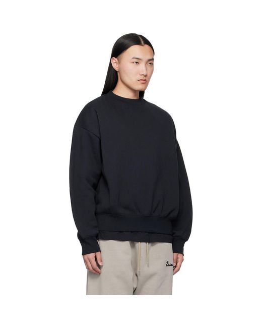 Fear Of God Blue Classic Crewneck Sweatshirt for men