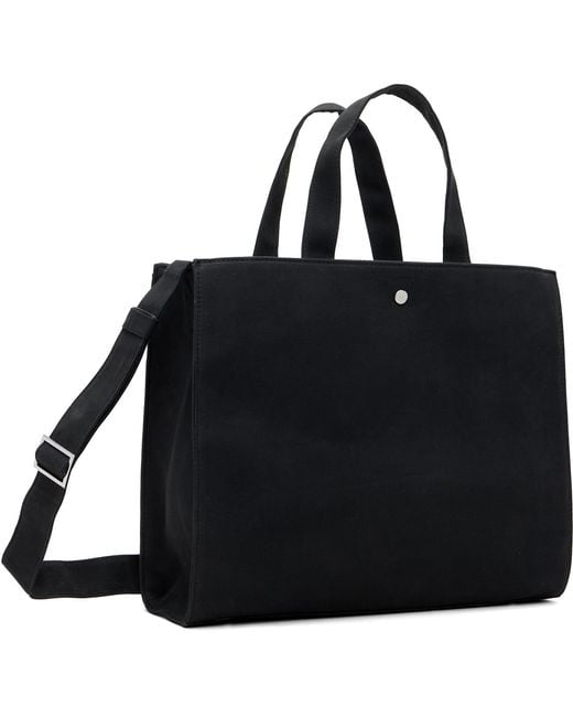 HELIOT EMIL Black Tecton Tote for men