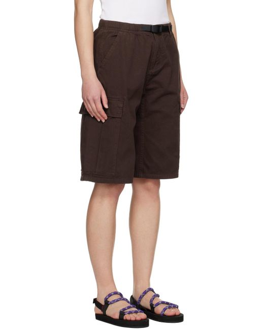 Gramicci Black Relaxed-Fit Cargo Shorts