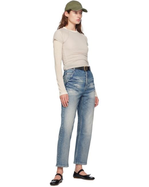 Fax Copy Express Blue 333 Wash Straight Leg Jeans