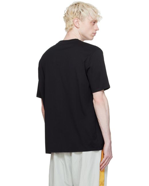 Lanvin Black Patch T-shirt for men