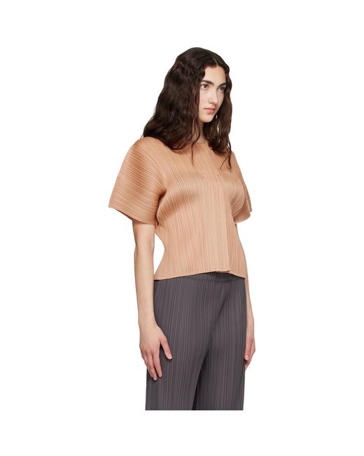 Pleats Please Issey Miyake Multicolor Monthly Colors June Top
