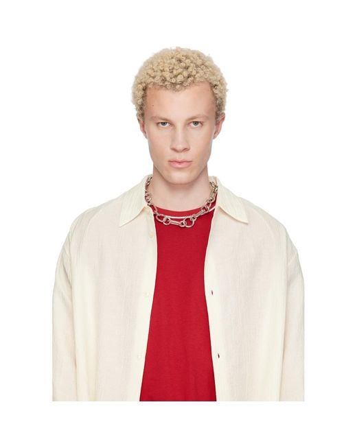 Justine Clenquet Metallic Troy Choker for men