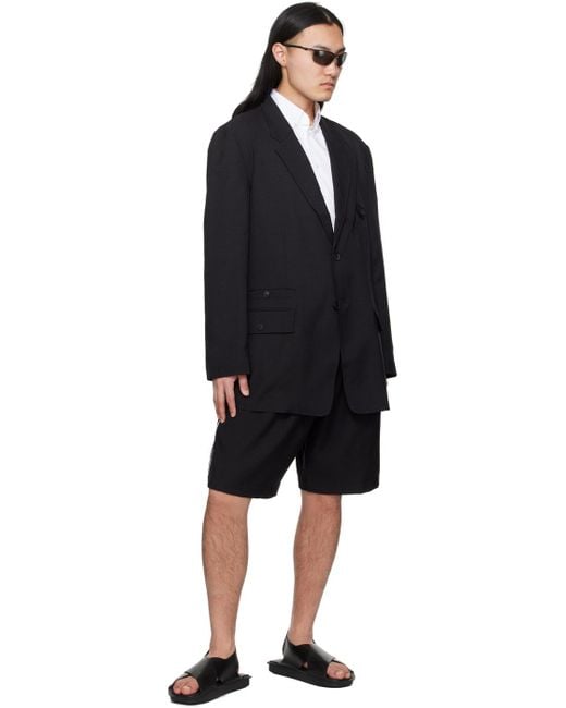Y-3 Black 3Ssp Uni Shorts for men