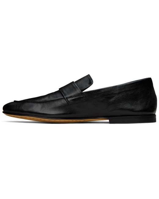 Officine Creative Black Airto 001 Loafers for men