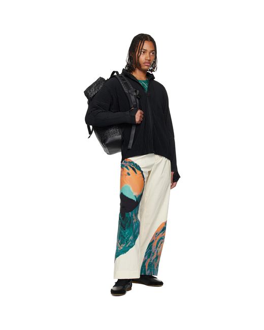 Issey Miyake Black Hiker Backpack for men
