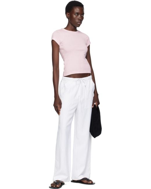 Rag & Bone Black Adina Beach Trousers