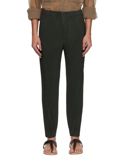 Homme Plissé Issey Miyake Black Pleats Bottoms 2 Trousers for men