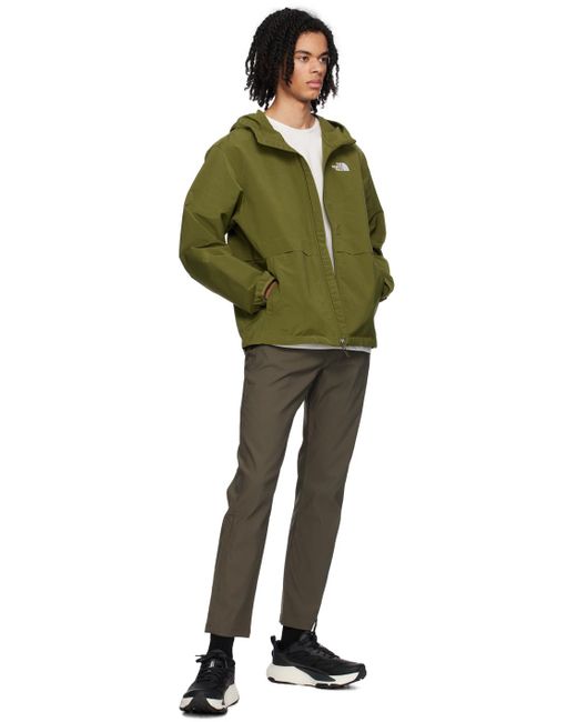 The North Face Green Khaki Easy Wind Jacket for men