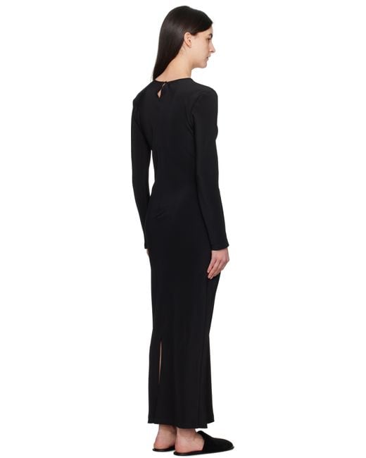 La Collection ブラック Jacqueline マキシドレス Black