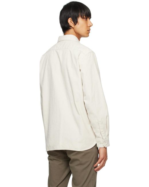 Levi's White Jackson Shirt for men