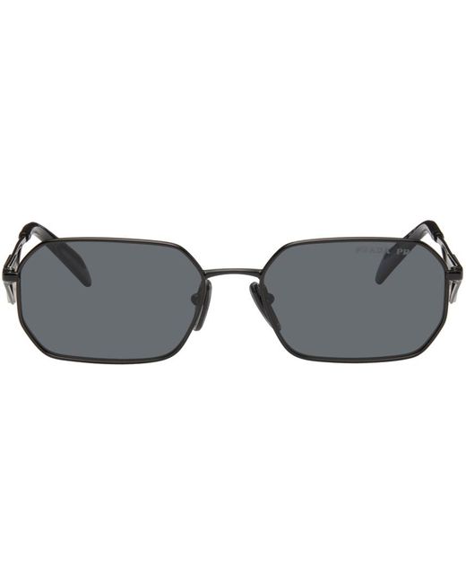 Prada Black Triangle Logo Sunglasses