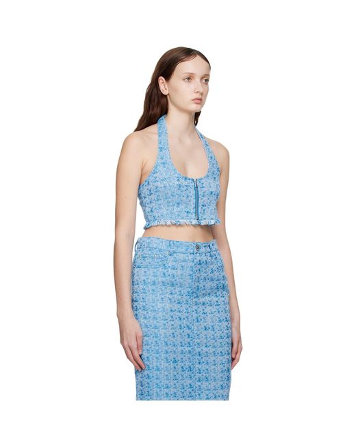 Staud Blue Becca Top