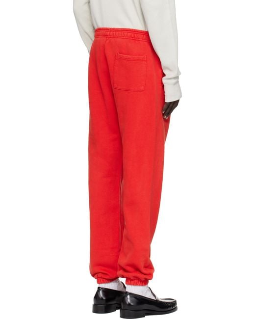 Entire studios Red Heavy Sweatpants for men