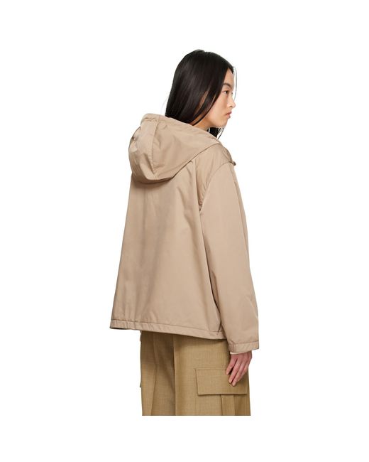 Moncler Natural Cassiopea Hooded Jacket