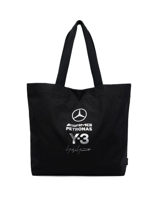 Y-3 Black Mercedes-Amg F1 Edition Tote for men