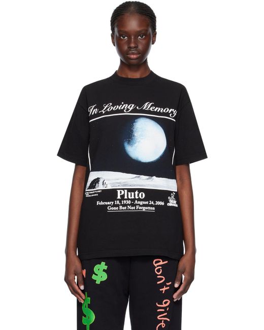 ONLINE CERAMICS Black Pluto T-shirt
