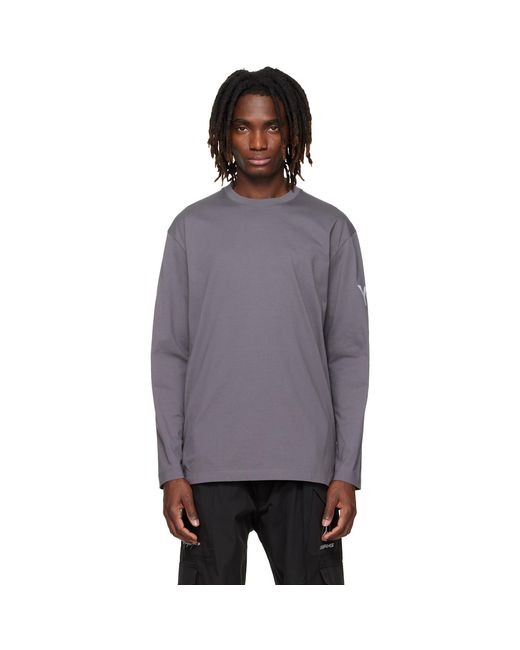 Y-3 Purple Mercedes-Amg F1 Edition Chaos Logo T-Shirt for men