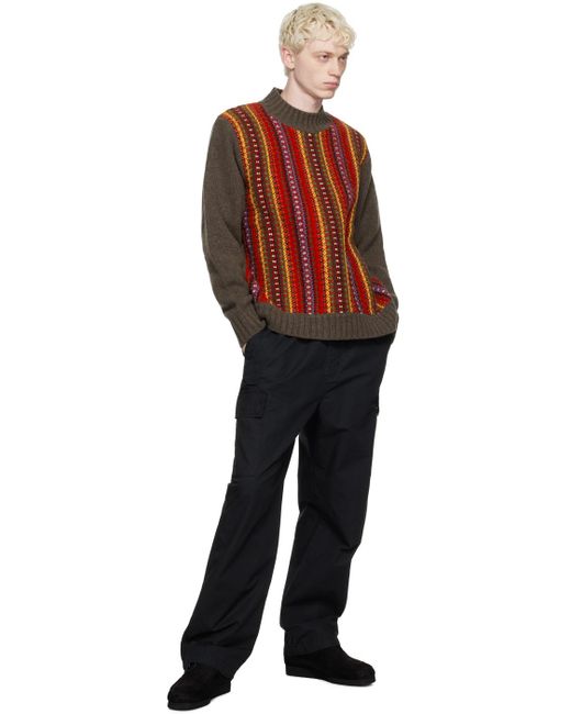 YMC Red Bluto Sweater for men