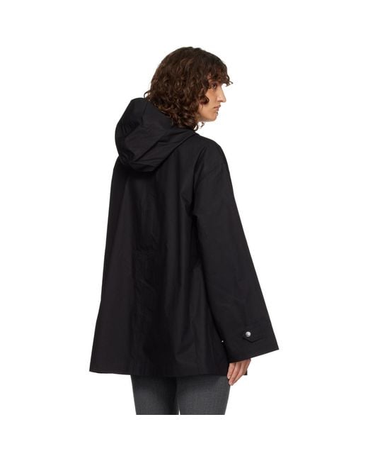 Totême Black Technical Scarf Jacket