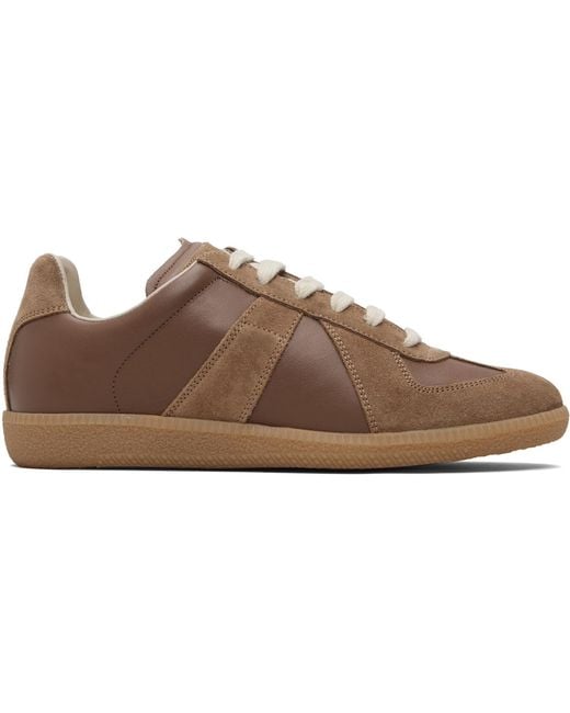 Maison Margiela Black Tan Replica Sneakers