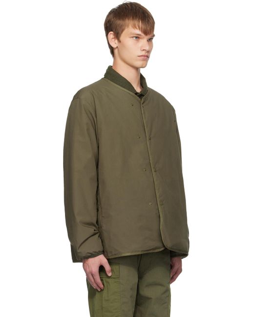 Nanamica Green Reversible Down Jacket for men